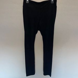 Fur like black leggings